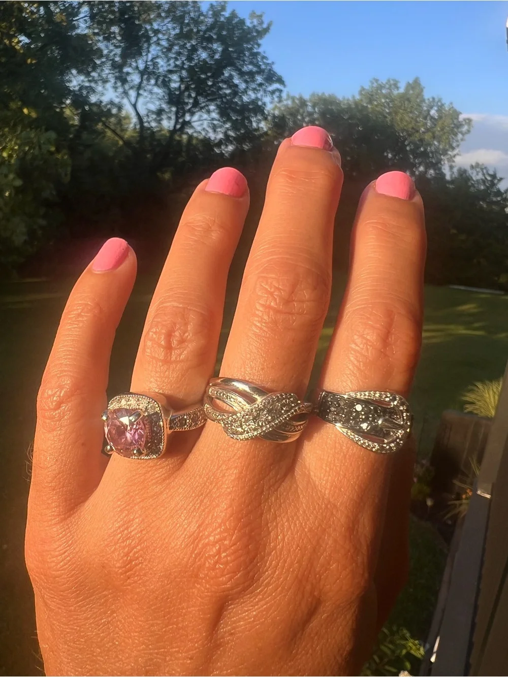 Set of 3 women’s rings — APX. Size 6